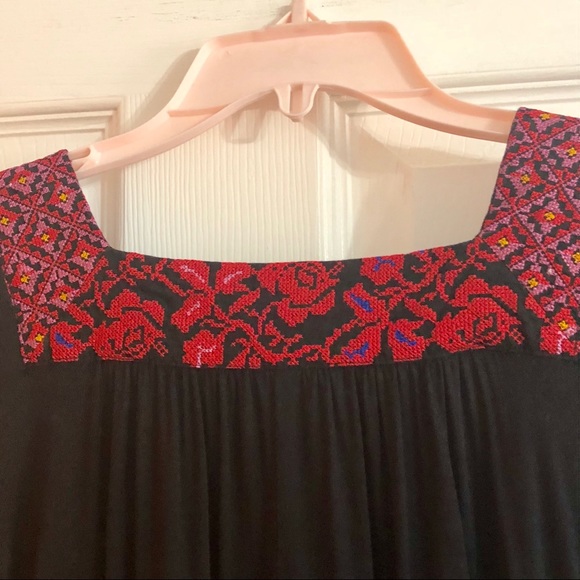 Free People black boho top - Picture 6 of 8